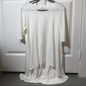 White tunic length CJLA shirt